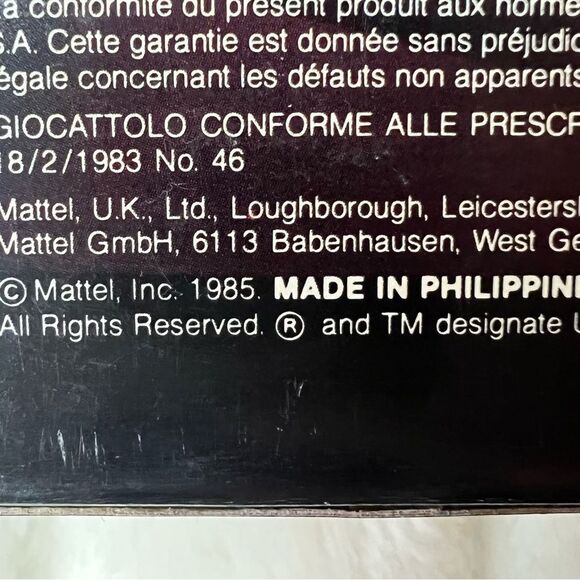 Rare 1985 BARBIE Rockstar Vintage from Europe NIB (box imperfect) - Picture 15 of 16